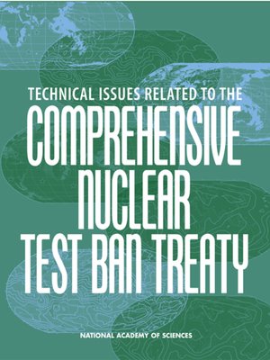 cover image of Technical Issues Related to the Comprehensive Nuclear Test Ban Treaty